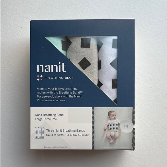 Nanit | Accessories | Nanit Breathing Wear Band Black And White | Poshmark